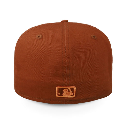 Gorra New Era 59 Fifty MLB Yankees League Essential Marrón Cerrado