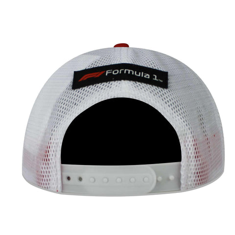 Gorra Formula 1 Trucker Logo Rojo/Blanco Unitalla