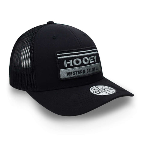 Gorra Hooey Horizon 6 Panel Trucker Rectangle Negro Uni