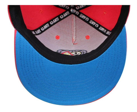 Gorra Antifashion Smile Shit Rojo Unitalla