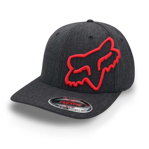 Gorra Fox Clouded Flexfit Gris/Rojo
