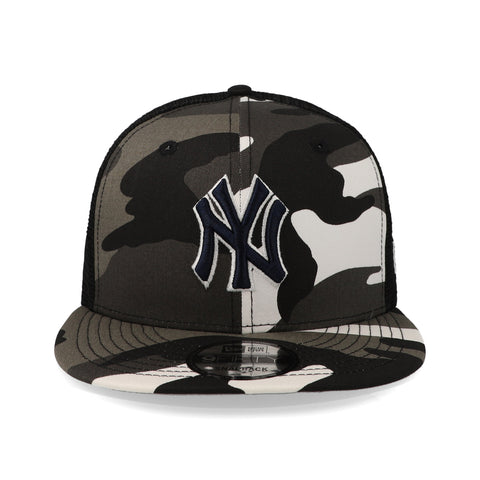 Gorra New Era 9 Fifty MLB Yankees Camo E3 Negro Unitalla