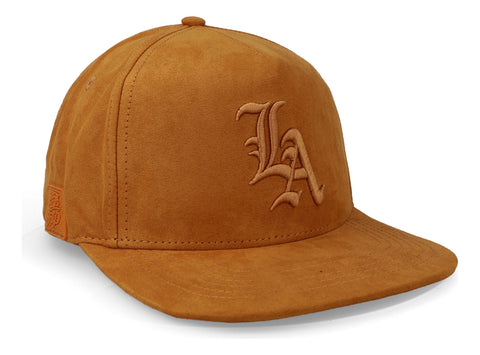 Gorra Cash Only Los Angeles Gamuza Cafe Plana 1009 Unitalla