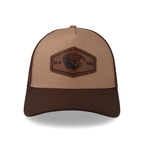 Gorra Cara Blanca Parche Peil Trucker Café Uni