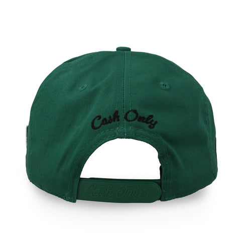 Gorra Cash Only Drug Dealer 1030 Curve Verde Unitalla