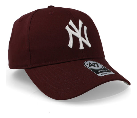 Gorra '47 MLB Yankees Raised Basic MVP Guinda Unitalla