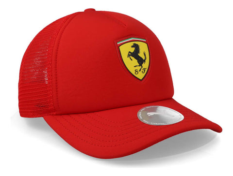 Gorra Ferrari Race Trucker 02516601 Rojo Unitalla