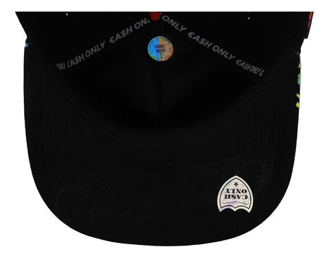 Gorra Cash Only New Full Print Snk Negro Unitalla