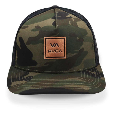 Gorra Rvca Va Brim Trucker Curva Camo Unitalla