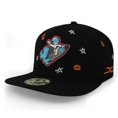 Gorra Jc Hats Soñadores Astronauta2446 Negro Unitalla