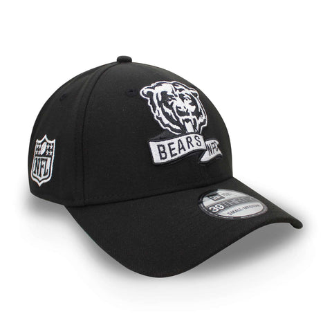 Gorra New Era 39 Thirty NFL Bears Sideline 22 Negro Cerrada