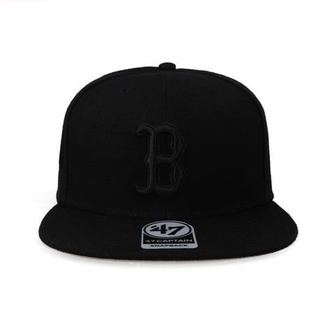 Gorra '47 MLB Red Sox No Shot Captain Negro Unitalla