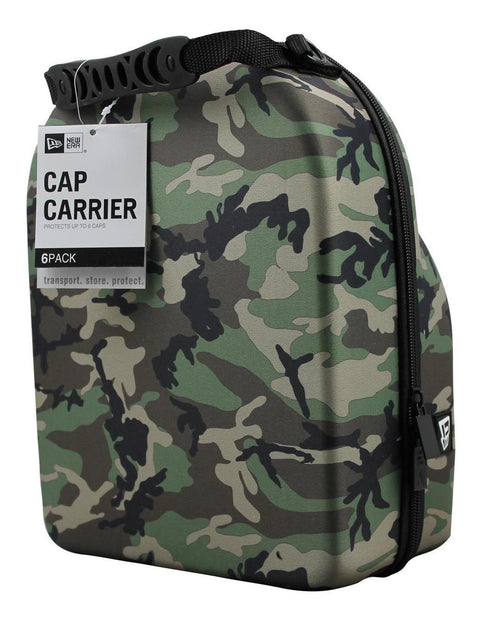 Porta Gorras New Era Carrier 6 Pack Woodcamo Verde Unitalla