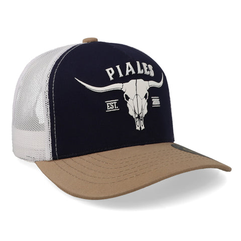Gorra Piales Básica Long Horn Marino Unitalla