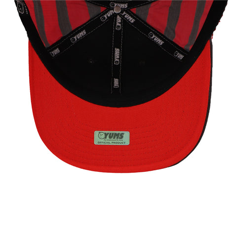 Gorra Yums Broadband Undernet Negro Gris Rojo Unitalla
