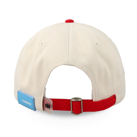 Gorra Overrated Malibu Beige/Rojo Unitalla