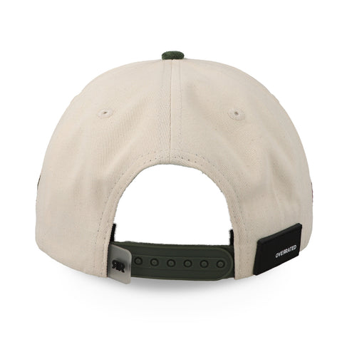 Gorra Overrated Mónaco Crema/Verde Unitalla