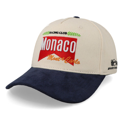 Gorra Overrated Monaco Racing Club Beige/Azul Unitalla