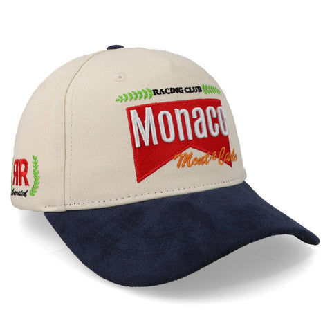 Gorra Overrated Monaco Racing Club Beige/Azul Unitalla