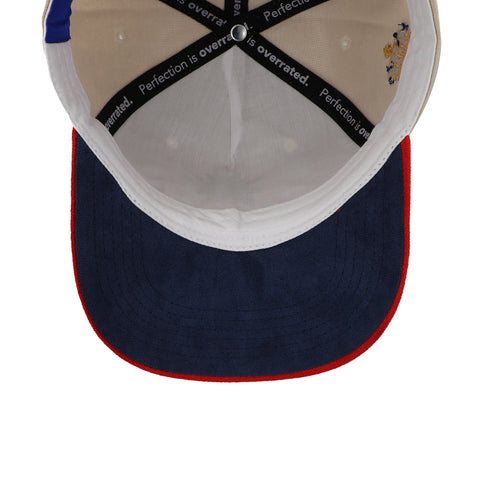 Gorra Overrated Palm Beige/Rojo Unitalla