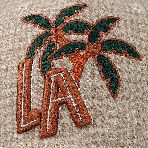 Gorra Overrated LA Palm Cuadros Trigo/Verde Unitalla