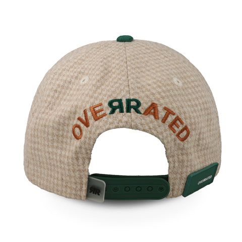 Gorra Overrated LA Palm Cuadros Trigo/Verde Unitalla