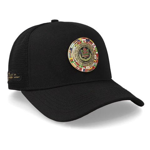 Gorra All In Chavez Pin Trucker Negro Unitalla