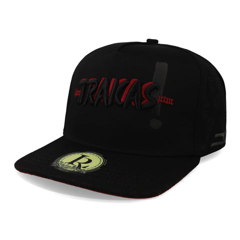Gorra JC Hats Luis R. Conriquez 2893 Trakas Negro/Rojo
