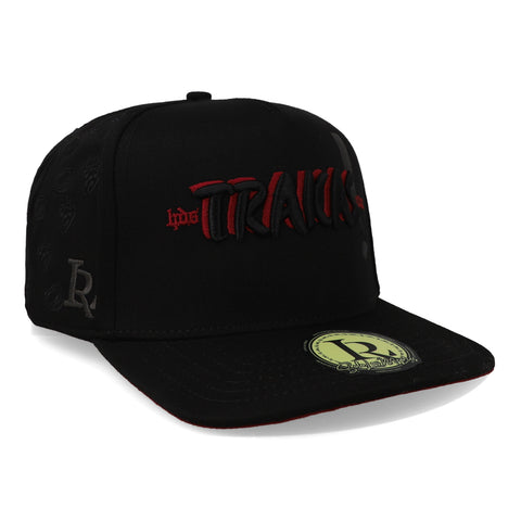 Gorra JC Hats Luis R. Conriquez 2893 Trakas Negro/Rojo