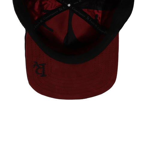 Gorra JC Hats Luis R. Conriquez 2893 Trakas Negro/Rojo