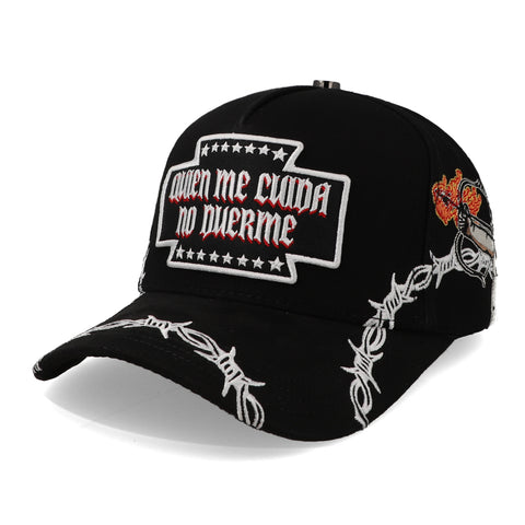 Gorra Baez Quien Me Cuida No Duerme Curva Unitalla
