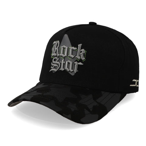 Gorra JC Hats 3269 Rock Star Negro/Gris Unitalla