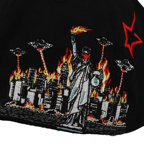 Gorra Cash Only New York In Flames Curve 1060