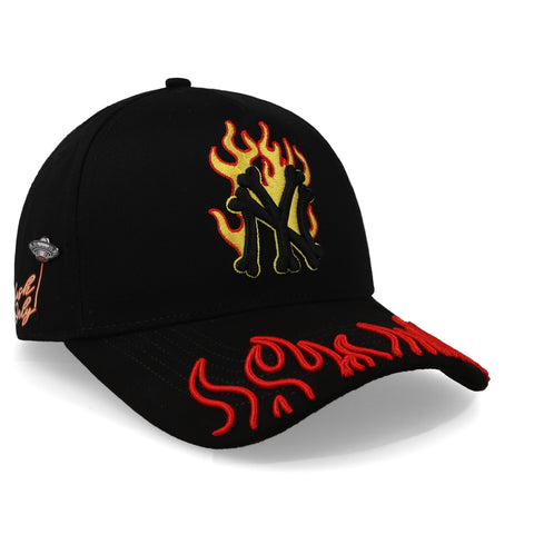 Gorra Cash Only New York In Flames Curve 1060