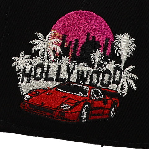 Gorra Cash Only Cash Meets Hollywood LA Negro Curve Unitalla