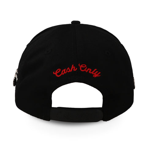 Gorra Cash Only Champagne & Cannabis Negro Curve Unitalla
