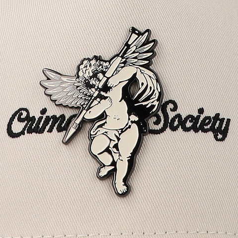 Gorra Cash Only Black Angel In White Curve 1085 Unitalla