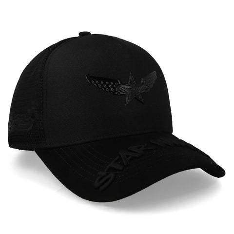 Gorra All In Star Wings All Black Trucker Unitalla