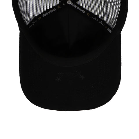Gorra All In Star Wings All Black Trucker Unitalla