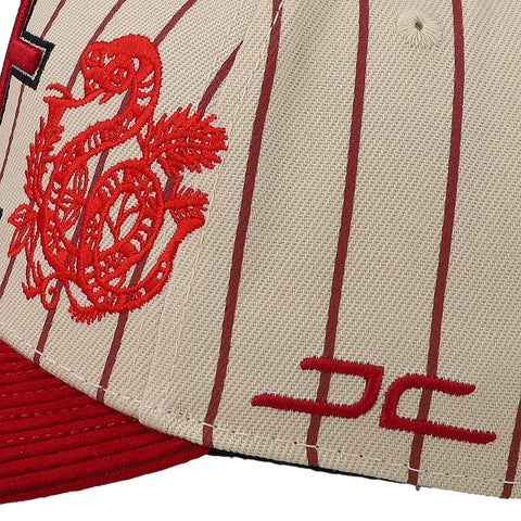 Gorra JC Hats 3251 Snake Beige/Vino