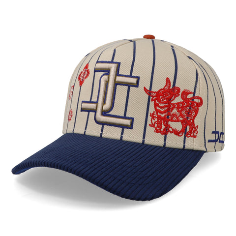 Gorra JC Hats 3254 Buffalo Beige/Azul