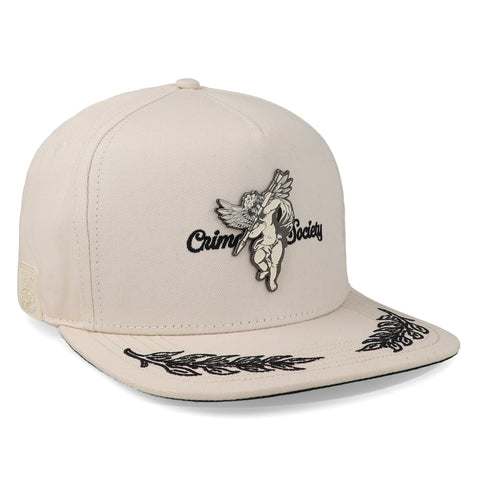 Gorra Cash Only Black Angel In White Plana