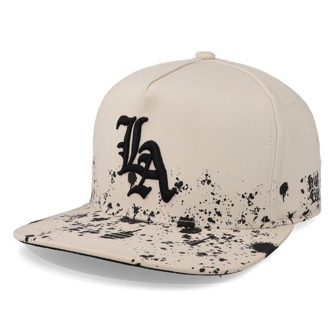 Gorra Cash Only LA White Paint Plana