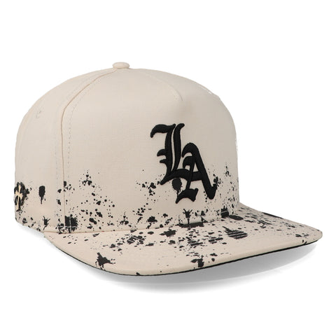 Gorra Cash Only LA White Paint Plana