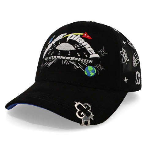 Gorra Clover Garments Planet Negro Unitalla