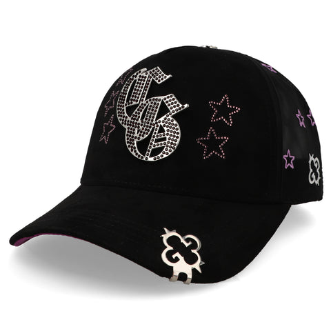 Gorra Clover Garments Clover G Stars Negra Unitalla