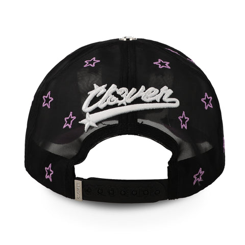Gorra Clover Garments Clover G Stars Negra Unitalla