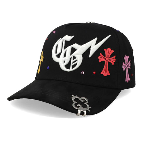 Gorra Clover Garments La Gervonta Colors Negra Unitalla