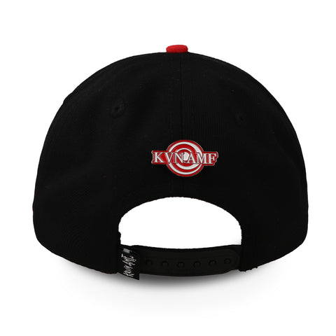 Gorra JC Hats Kevin AMF Fresón Negro/Rojo Unitalla