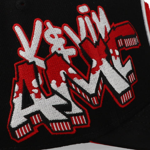 Gorra JC Hats Kevin AMF Fresón Negro/Rojo Unitalla